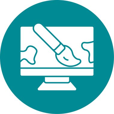 seo modern simgesinin vektör illüstrasyonu