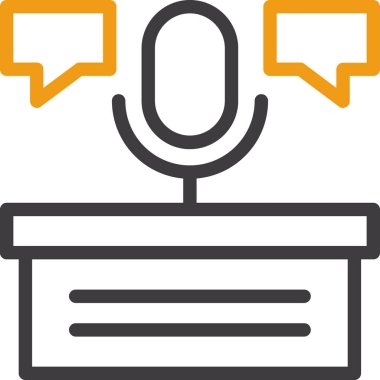 mikrofon podcast mikrofon simgesi