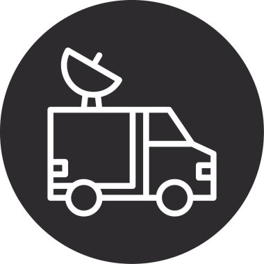 Vektör modern gri daire simgesi