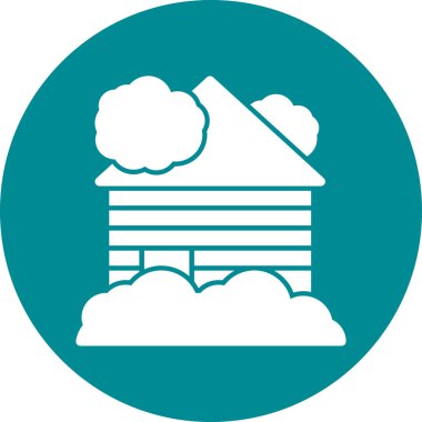 ev simgesi vektör illüstrasyonu