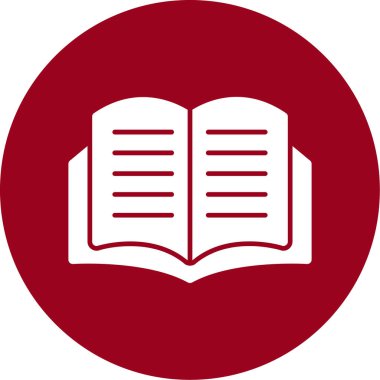 Kitap. Web simgesi basit illüstrasyon