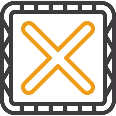 Modern b 'nin vektör illüstrasyonu simge müziğinden yoksun