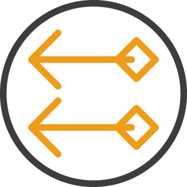 Yön oku. Basit resimleme