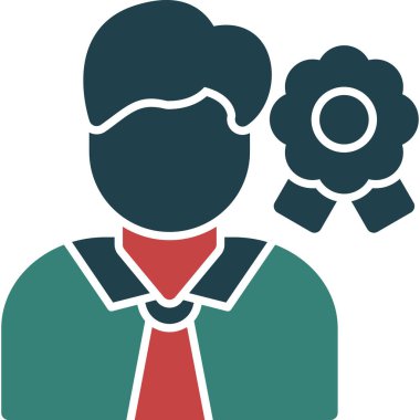 Rozet. Web simgesi basit illüstrasyon