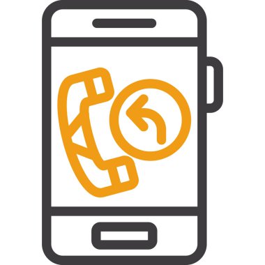 Cep telefonu simgesini ana hat biçiminde ara