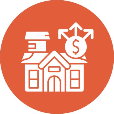 Emlak vektörü simgesi