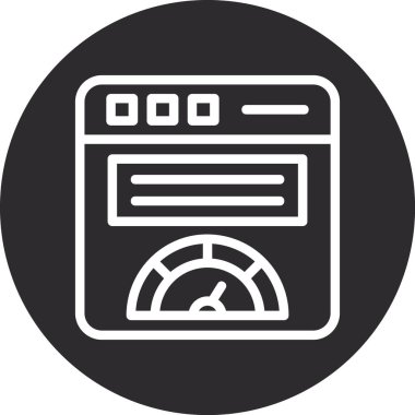 Modern oto tamir simgesinin vektör illüstrasyonu