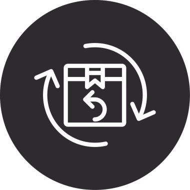 Modern simgenin vektör illüstrasyonu simge eksikliği