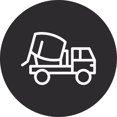 Projeniz için vektör kamyonu simgesi