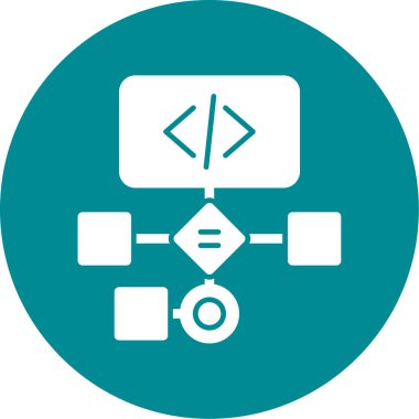 Düz vektör simgesi kodlanıyor