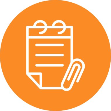 Belge. Web simgesi basit illüstrasyon