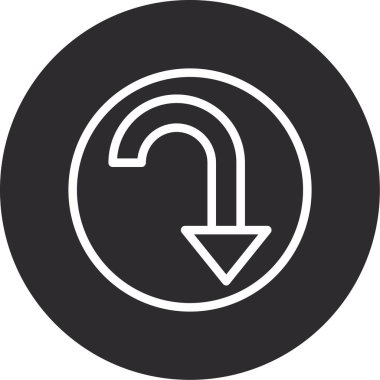 ok simgesinin vektör illüstrasyonu