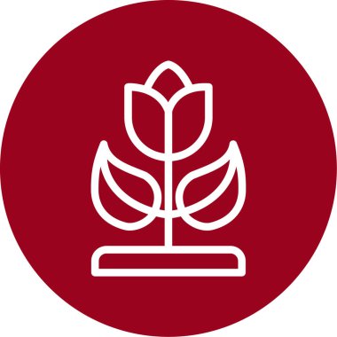 Ağaç. Web simgesi basit illüstrasyon