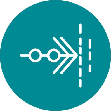 Modern simgenin vektör illüstrasyonu