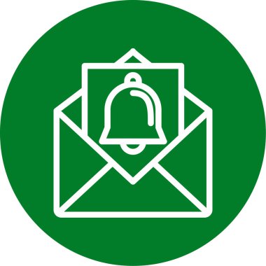 Çan simgesi, vektör çizimi