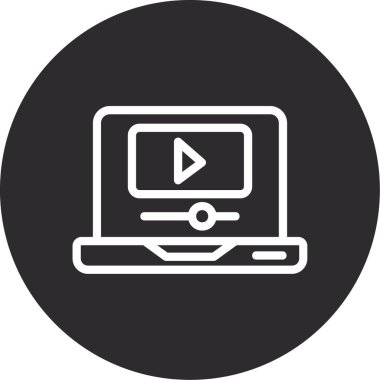 Bilgisayarın vektör illüstrasyonu