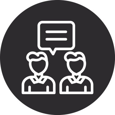 İnsan simgesinin vektör illüstrasyonu