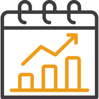 Takvim vektör satırı simgesi