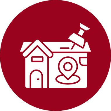 ev vektörü simgesi modern illüstrasyon