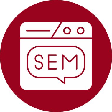 seo simge vektör illüstrasyonu