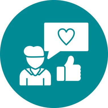 Bir aşk kalbinin vektör çizimi