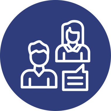 İnsanların vektör illüstrasyonu, çizgi konsepti