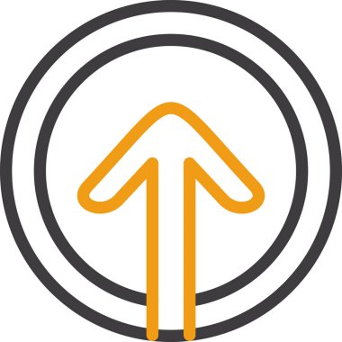 Tek bir simgenin vektör illüstrasyonu