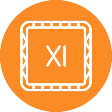 Modern b 'nin vektör illüstrasyonu film simgesinden yoksun