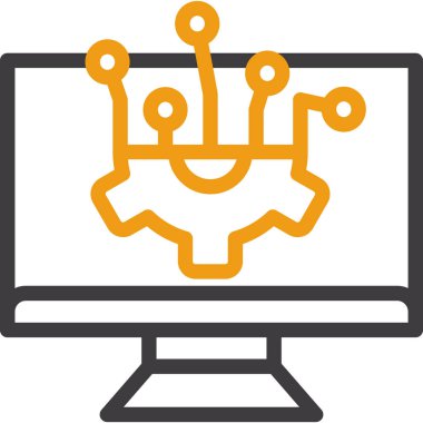 şebeke. Web simgesi vektör illüstrasyonu