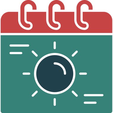 gündüz ışığı simgesi düz stil