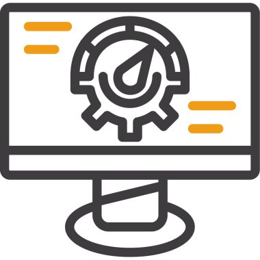 Seo simgesinin vektör illüstrasyonu