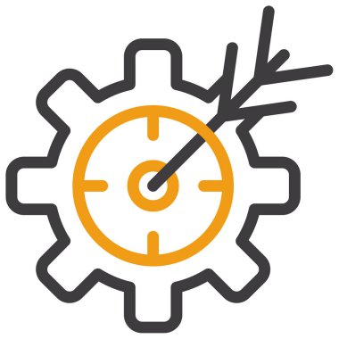 Teçhizat Web simgesi basit illüstrasyon