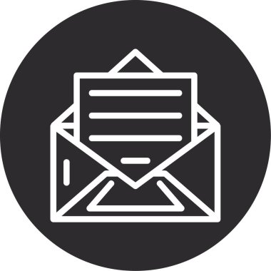 e- posta zarfı simgesi, basit biçim