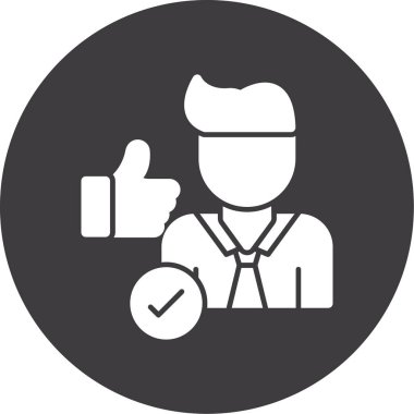 Katı biçimde insan el simgesini kontrol et