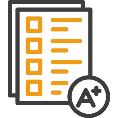 Belge. Web simgesi basit illüstrasyon