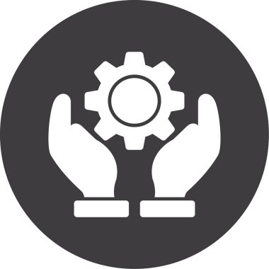 Servis vektörü çift renkli yuvarlanmış simge. resim biçimi bir daire içinde düz simge sembolü, gri ve gri renkler, beyaz arkaplan.