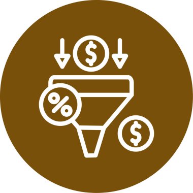 Dolar simgesi vektör illüstrasyonu