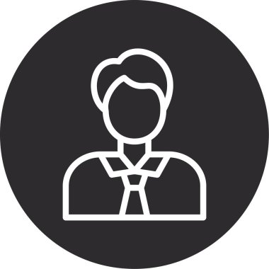 İş simgesinin vektör illüstrasyonu