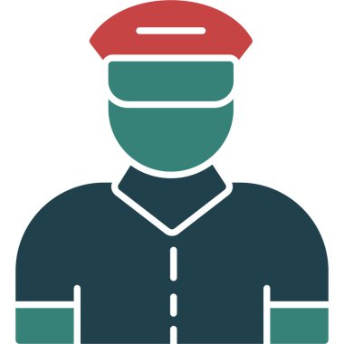 Bir adamın vektör illüstrasyonu