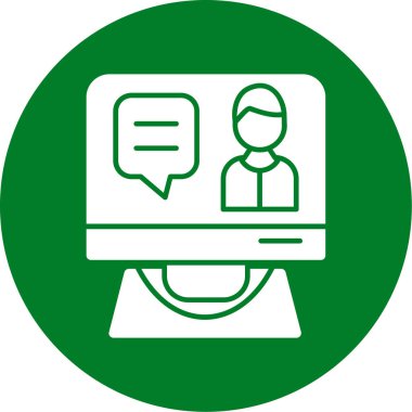 Dizüstü bilgisayar simgesi vektör çizimi