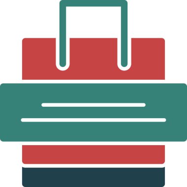 çanta çanta çanta simgesi düz stil