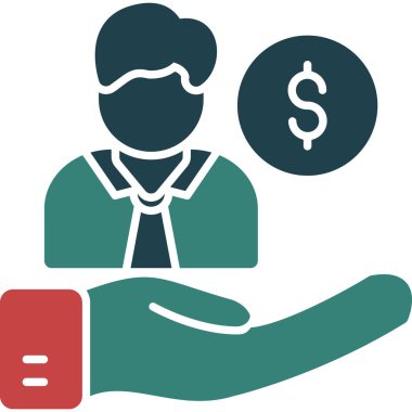 Banka. Web simgesi basit illüstrasyon