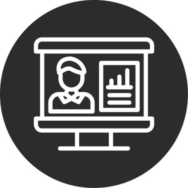 seo modern simgesinin vektör illüstrasyonu