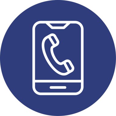 - Telefon. Web simgesi basit tasarım