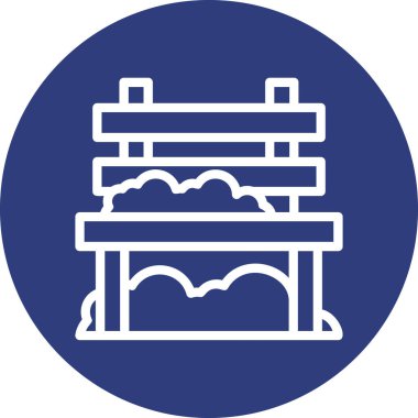 Yapı simgesinin vektör illüstrasyonu