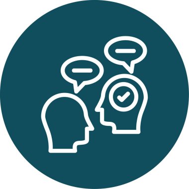 İnsan simgesinin vektör illüstrasyonu