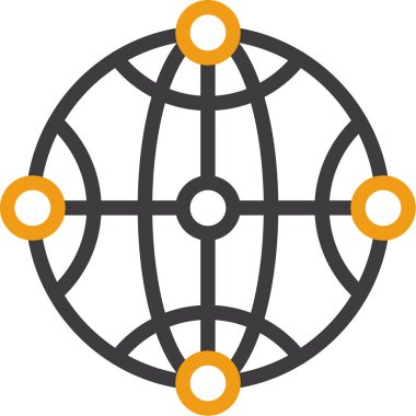 somut biçimde genel ağ bağlantı simgesi