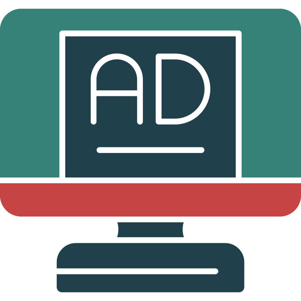 advertising advertising advertising icon in filled - outline style