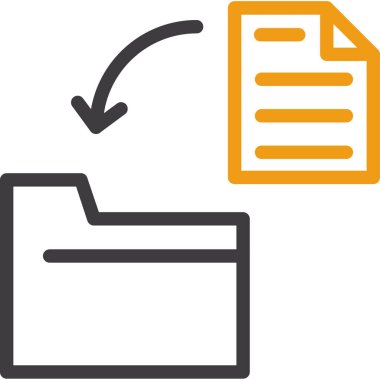 dosya belgesi. Basit tasarım