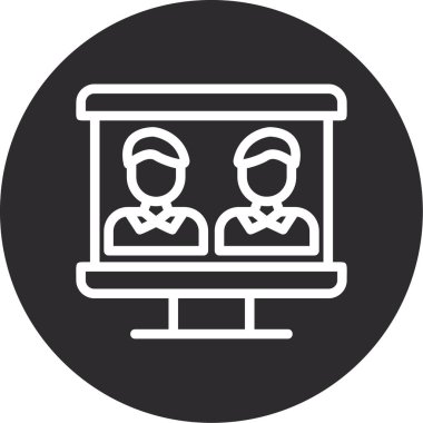 Seo simgesinin vektör illüstrasyonu